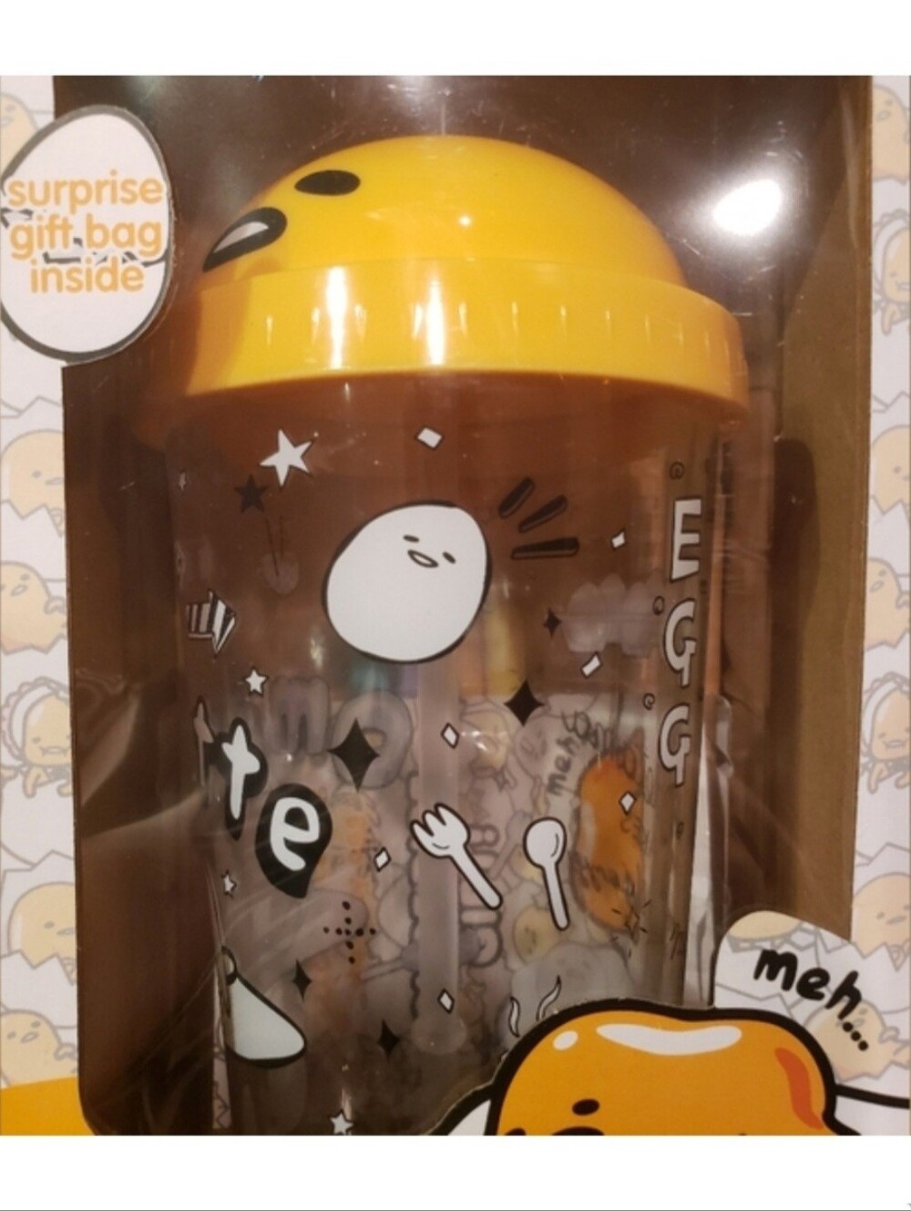 🍳DIY Gudetama The Lazy Egg Doodle Tumbler Cup Set